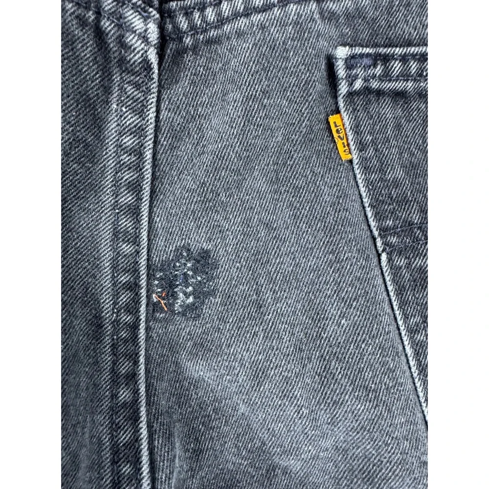 Vintage Levis 550 Orange Tab Relaxed Fit Black Jeans‎ Made in USA 40x30 Mens